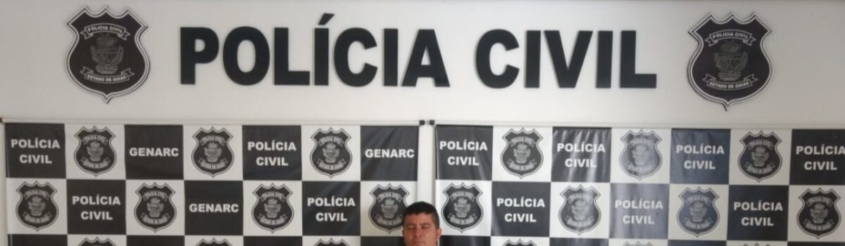 Polícia Civil de Goianésia prende suspeito de homicídio