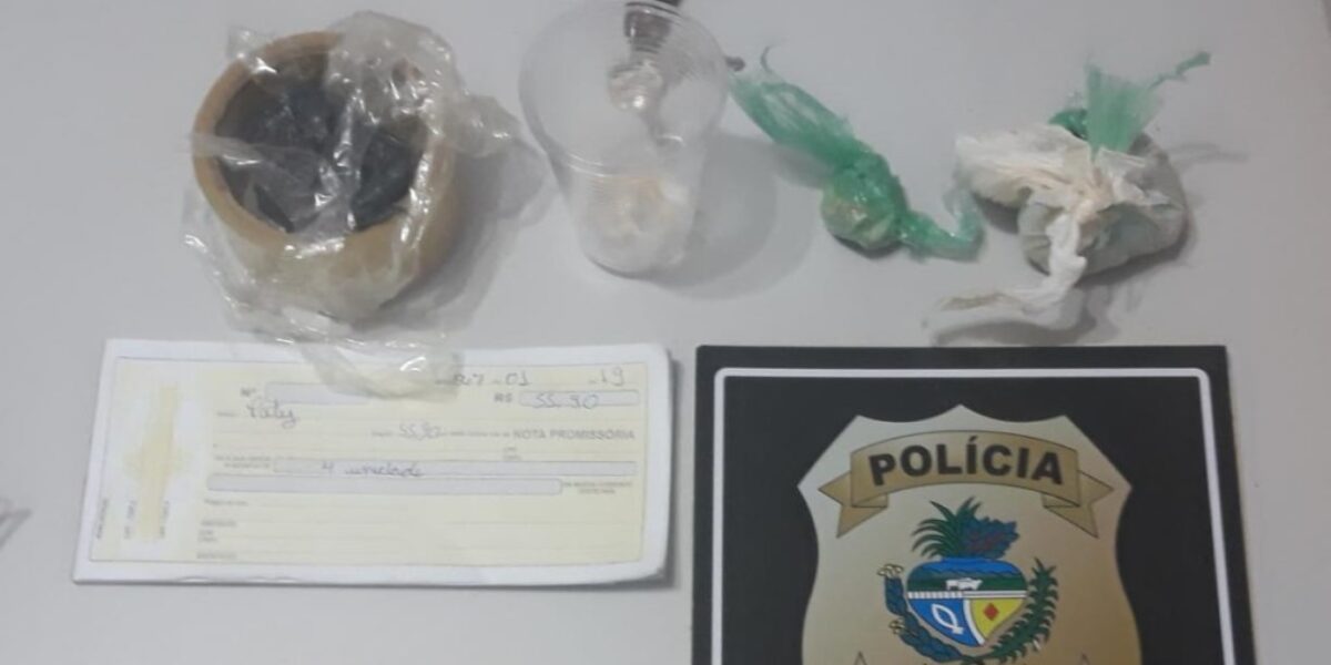 Adolescente é apreendida por tráfico de drogas