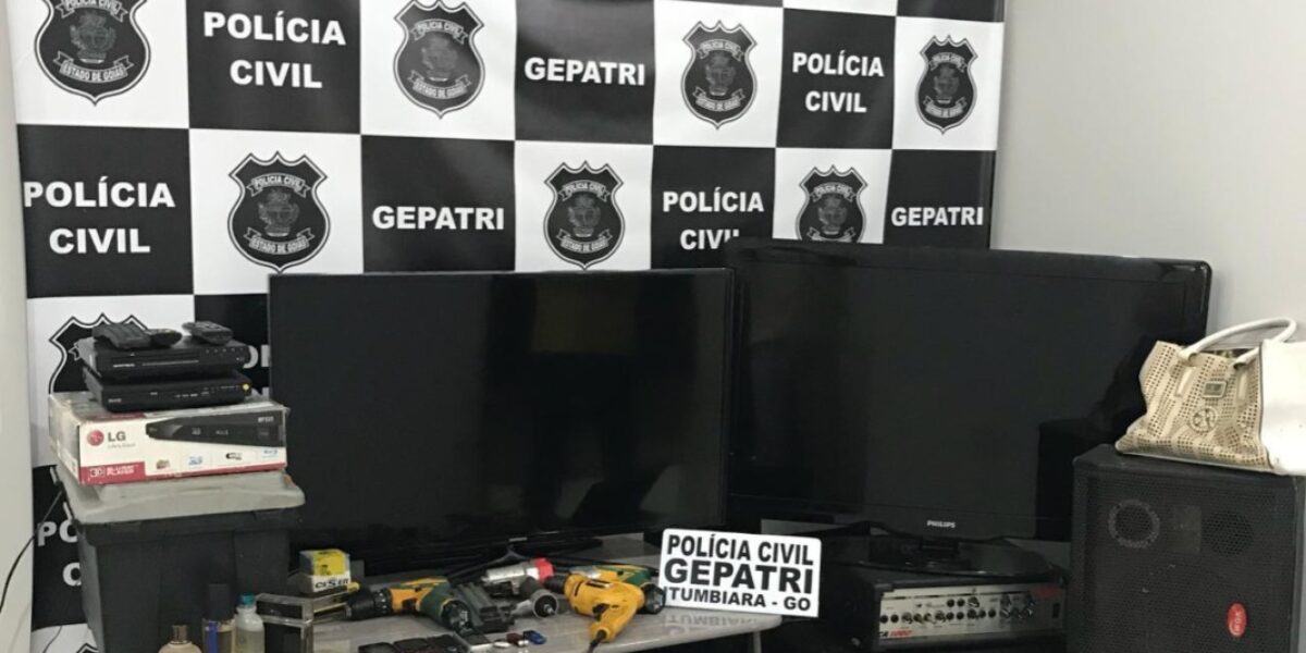 Gepatri de Itumbiara recupera objetos furtados de residências
