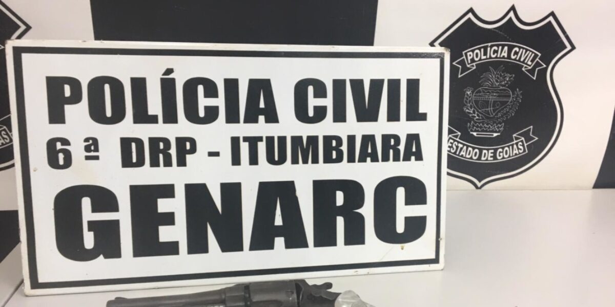 Preso em Itumbiara homem em posse irregular de arma de fogo