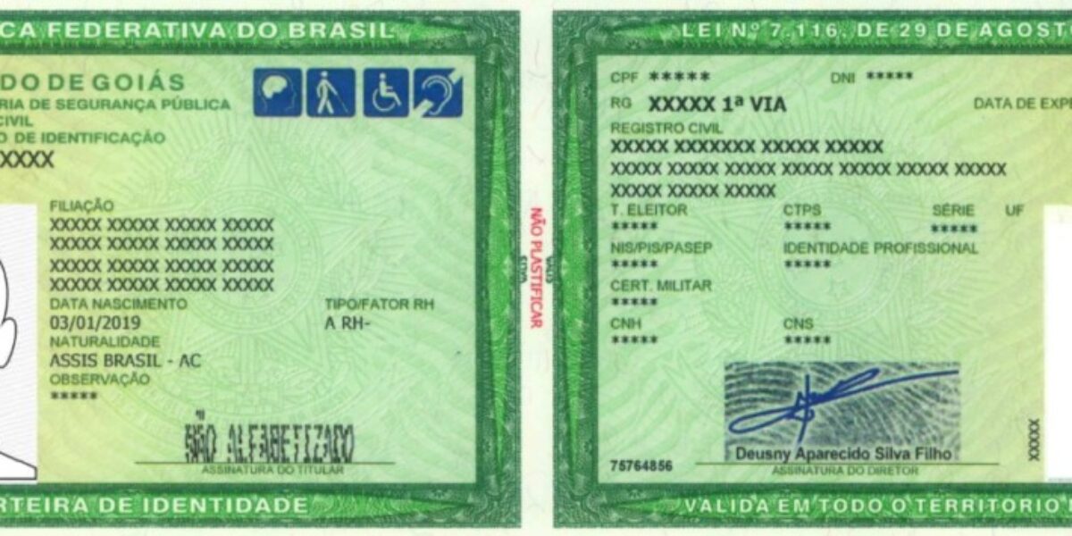 Instituto de Identificação já emite novo modelo de carteira de identidade