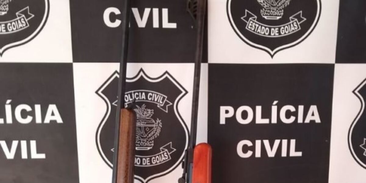Policiais civis fazem buscas por armas e munições em Joviânia