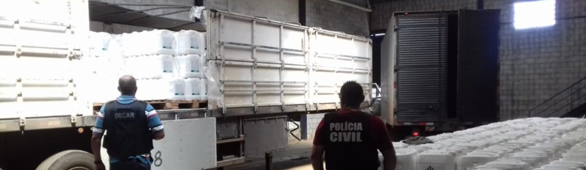 Decar recupera carga de defensivos agrícolas roubada em Goiatuba