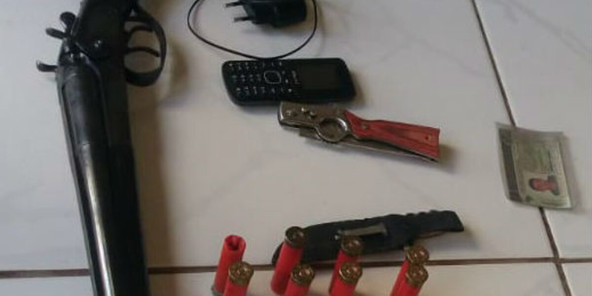 Homem é preso por posse irregular de arma em Crixás