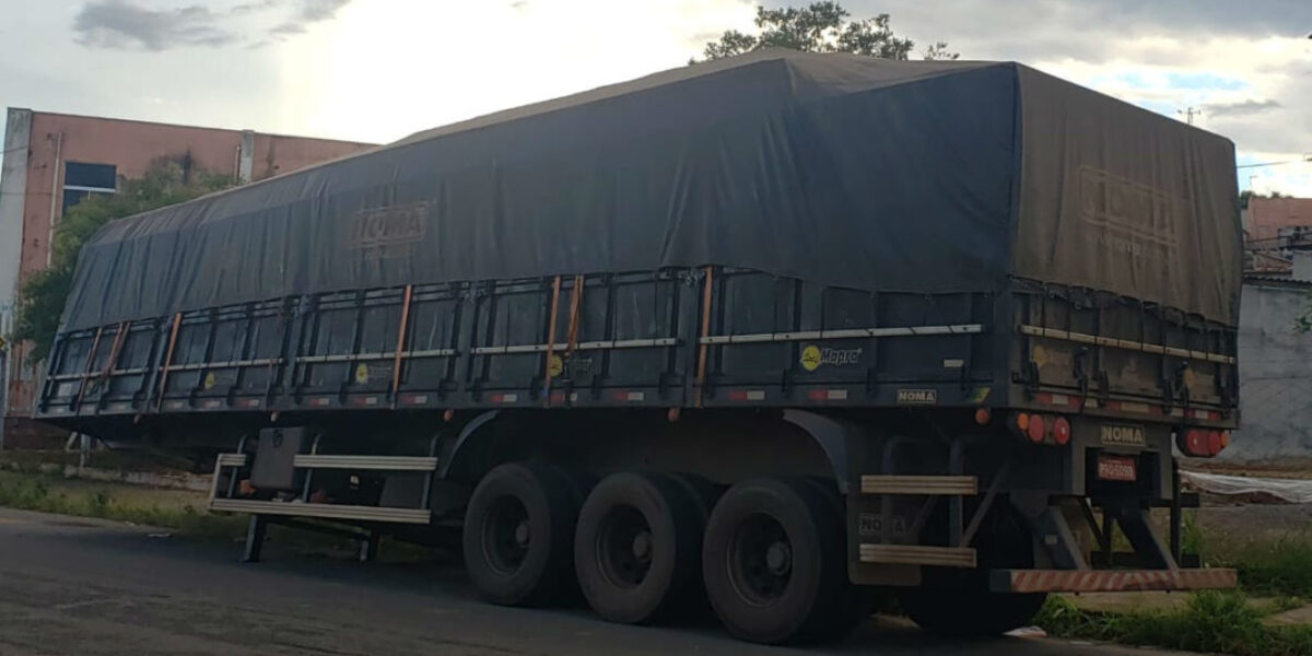 Decar recupera carreta com carga avaliada em mais de cem mil reais