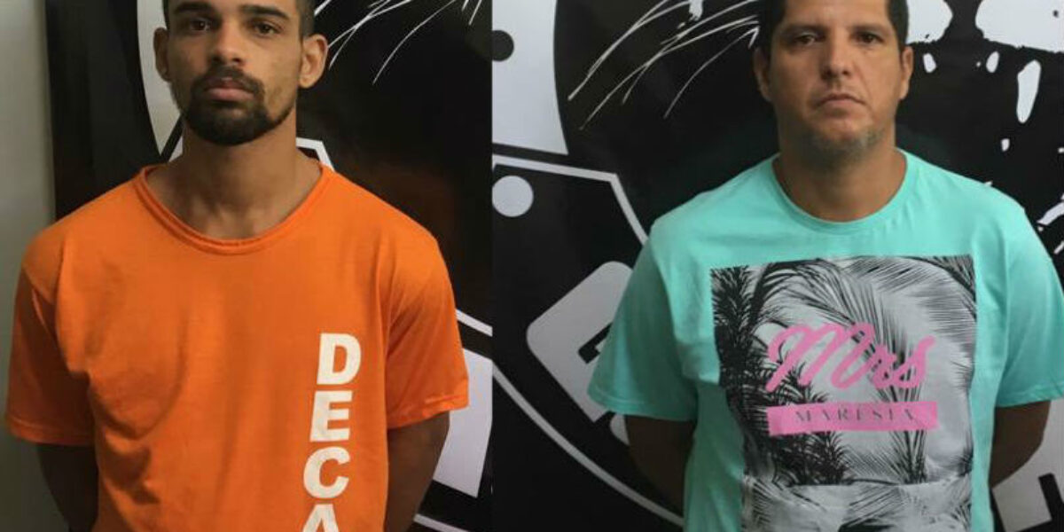 Garra/Deic prende dupla que assaltou estabelecimento comercial em Goiânia