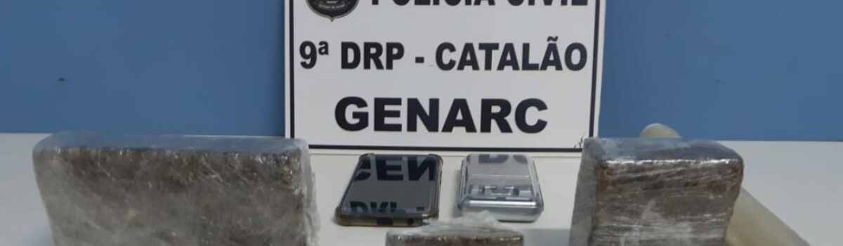 Genarc prende 4 suspeitos de tráfico de drogas em Catalão
