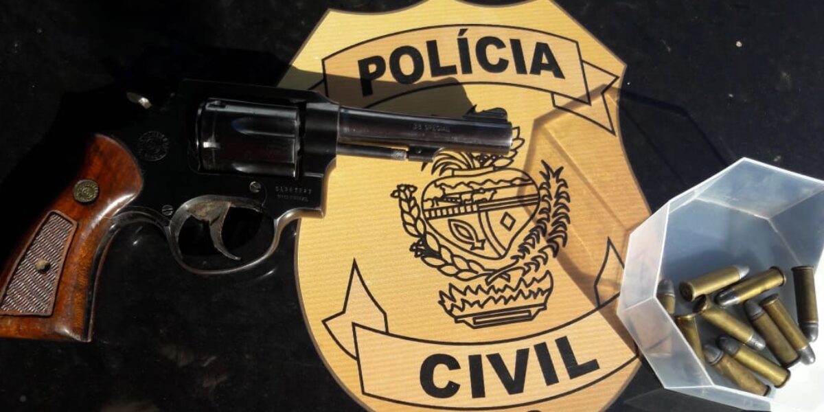 Polícia Civil faz busca domiciliar e apreende arma de fogo em Urutaí