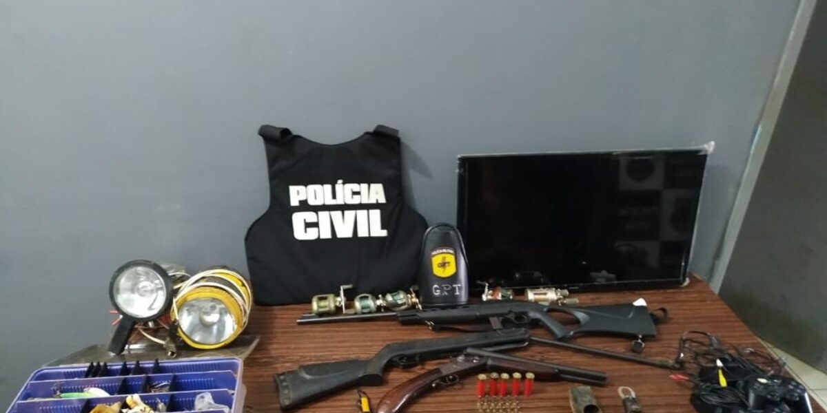 Preso em Niquelândia suspeito de receptação e posse ilegal de arma