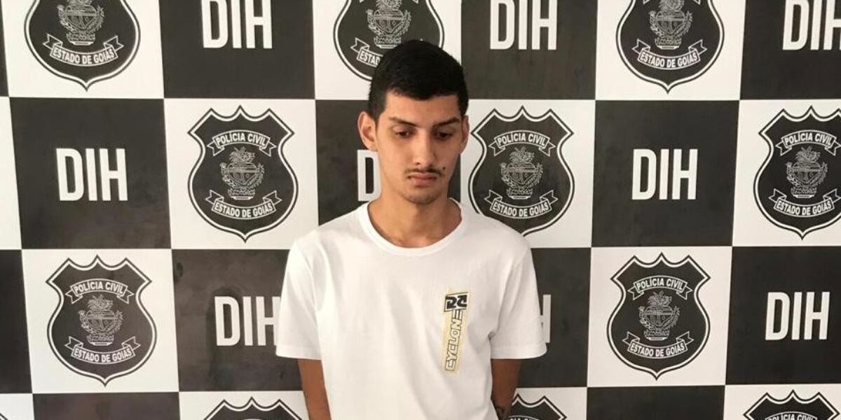 Suspeito de um homicídio e outra tentativa de homicídio praticados em Caldas Novas é preso em Goiânia