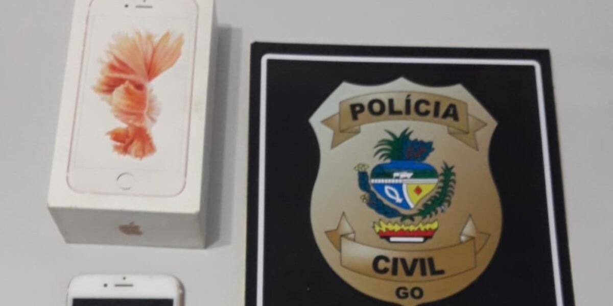 Celular roubado em Goiânia é recuperado em Morrinhos