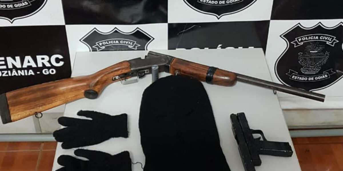 Jovem é preso em Luziânia na posse ilegal de duas armas de fogo