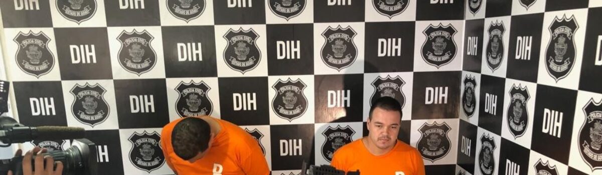 Presa dupla que atirou contra irmãos e “comemorou” crime em distribuidora