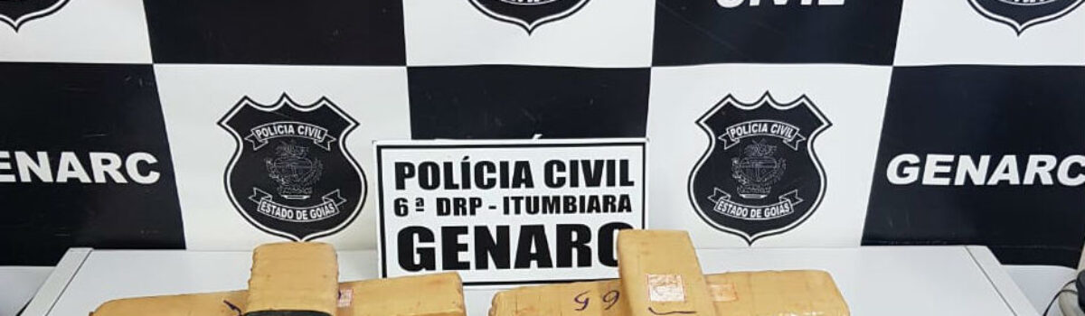 Genarc de Itumbiara apreende 15 kg de maconha