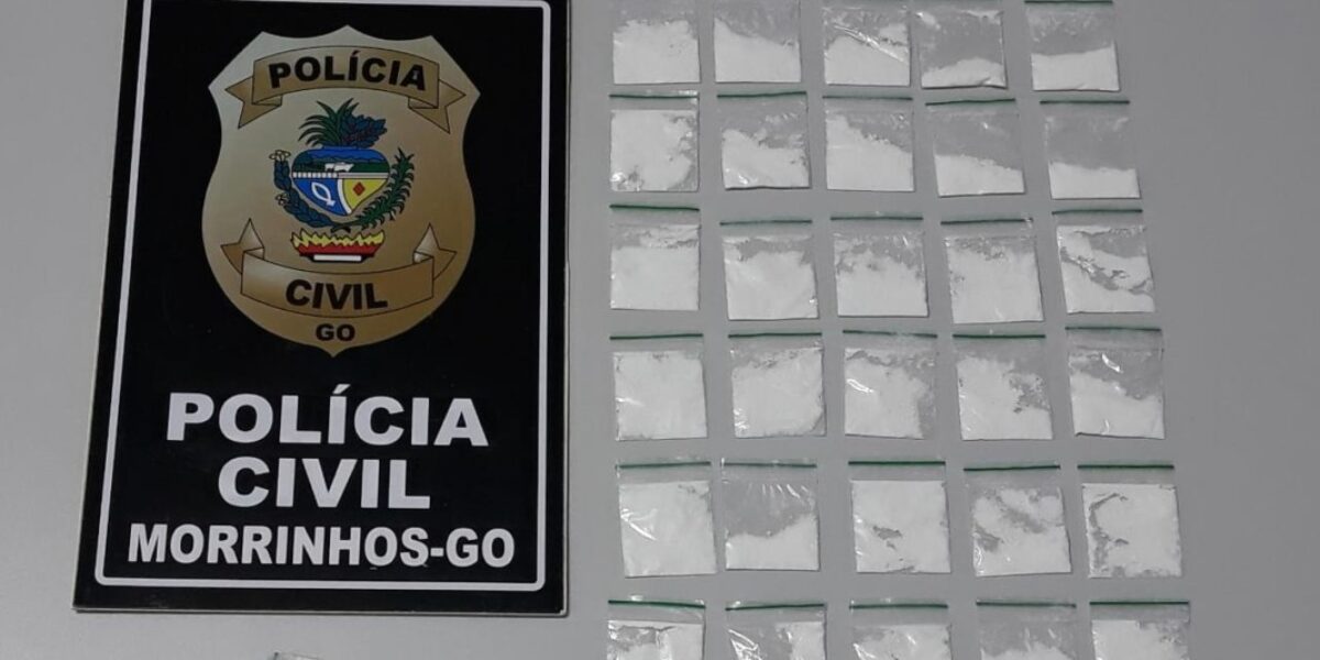 Dois são presos por tráfico e associação para o tráfico em Morrinhos
