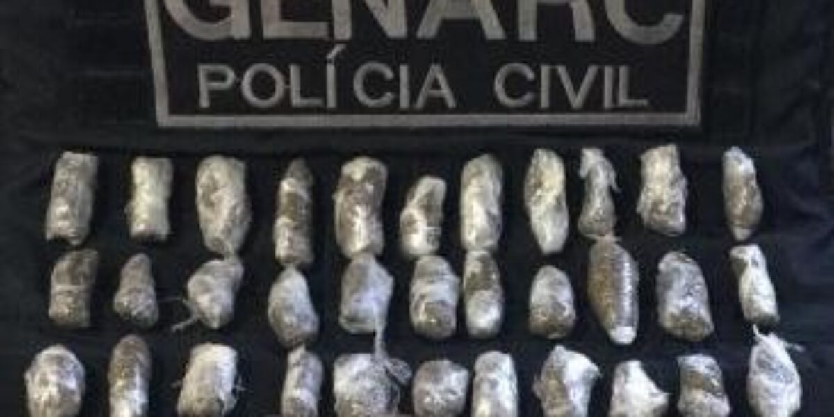 Genarc tira de circulação casal suspeito de tráfico de drogas em Goianésia