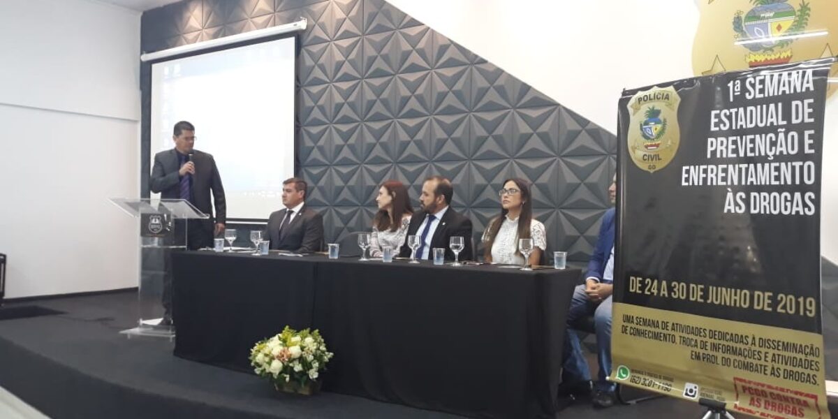 Polícia Civil inicia 1ª Semana de Prevenção e Enfrentamento às Drogas