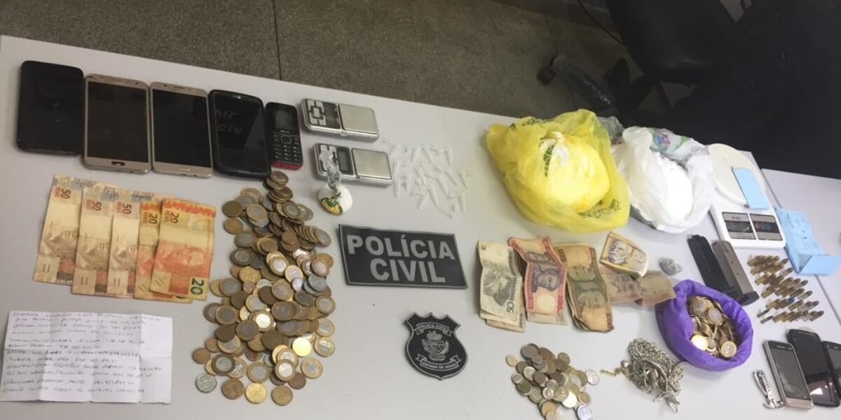 Casal é preso em Novo Gama por tráfico e posse de munição