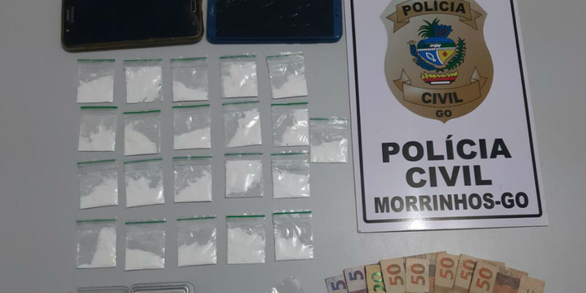 Polícia Civil identifica irmãos suspeitos de vender drogas em Morrinhos