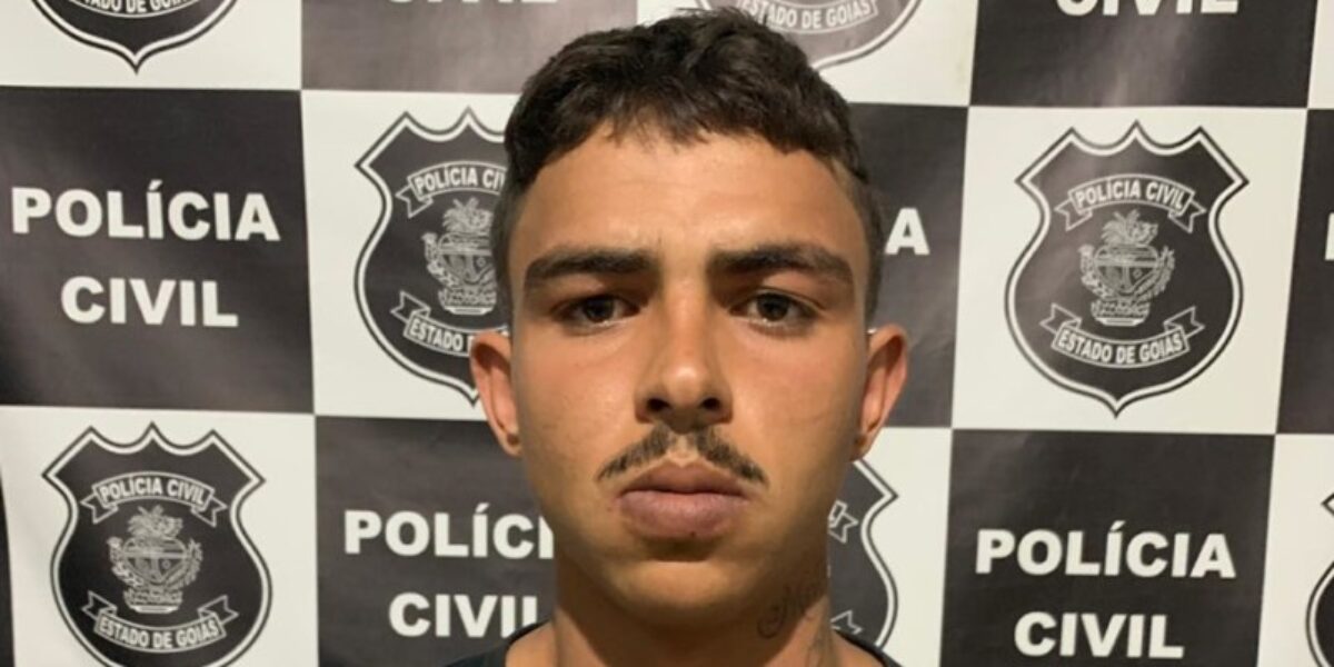 Preso em Piracanjuba jovem que mantinha em casa drogas e produtos furtados