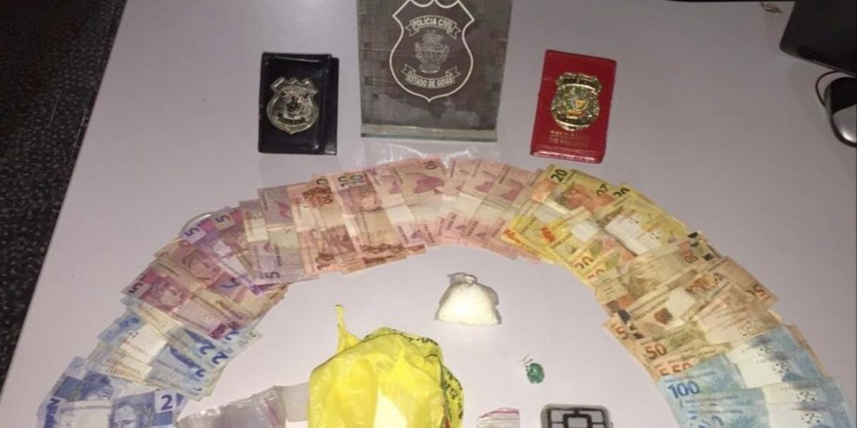 Suspeito de tráfico de drogas é preso em Rubiataba