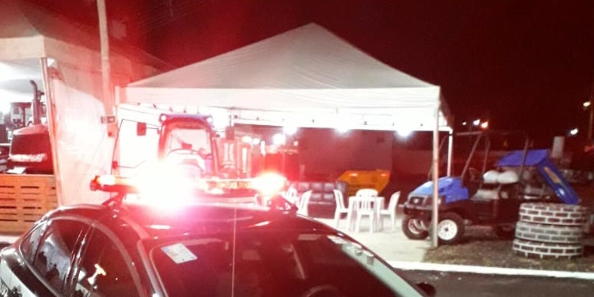 Polícia Civil atende a população durante a Expocampo, em Campo Alegre de Goiás