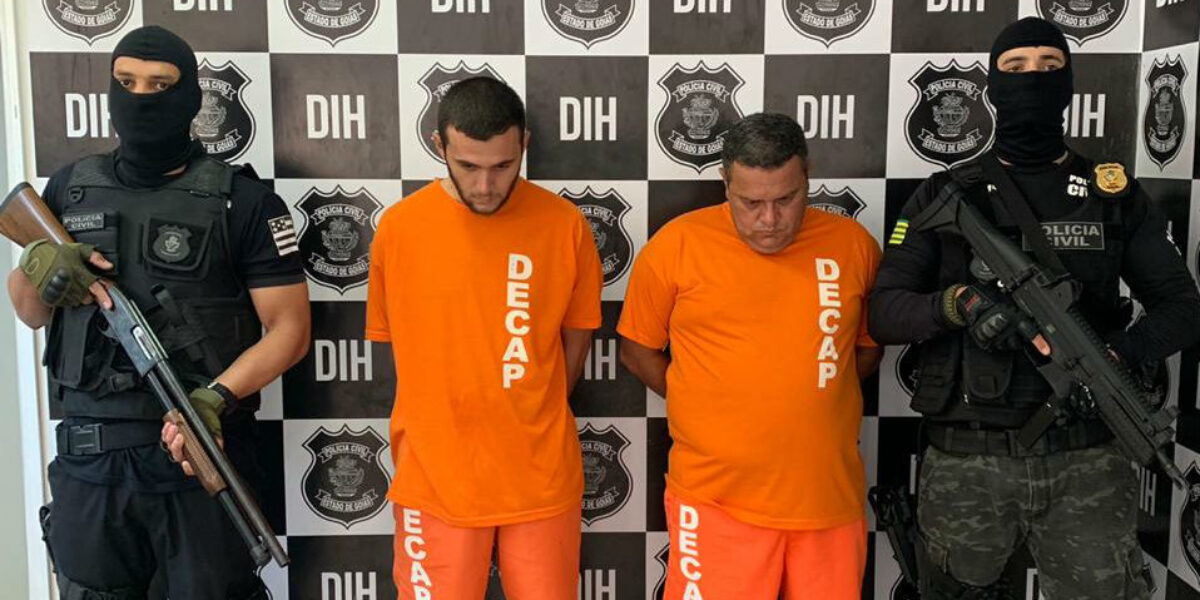 Presos pai e filho suspeitos de matar jovem em restaurante de Goiânia