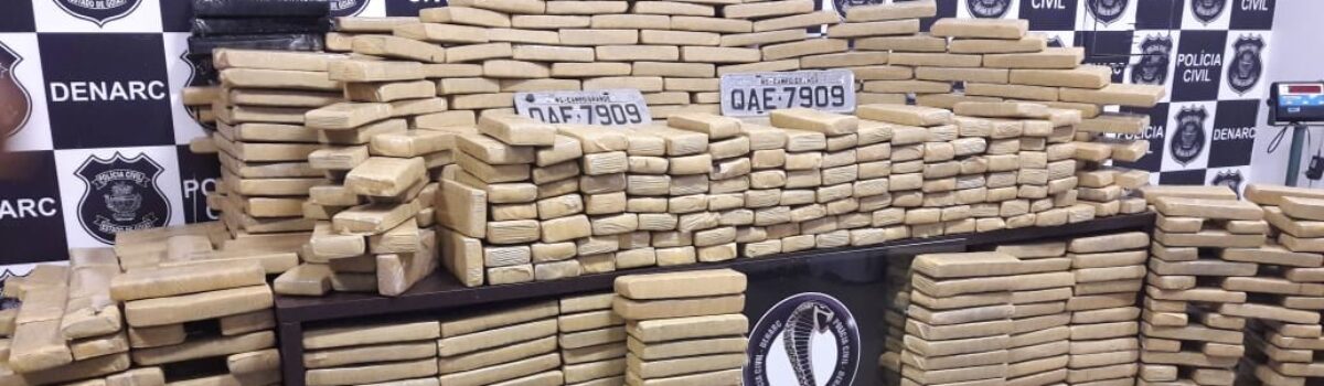 Operação da Denarc intercepta carregamento de 700 kg de maconha em Rio Verde