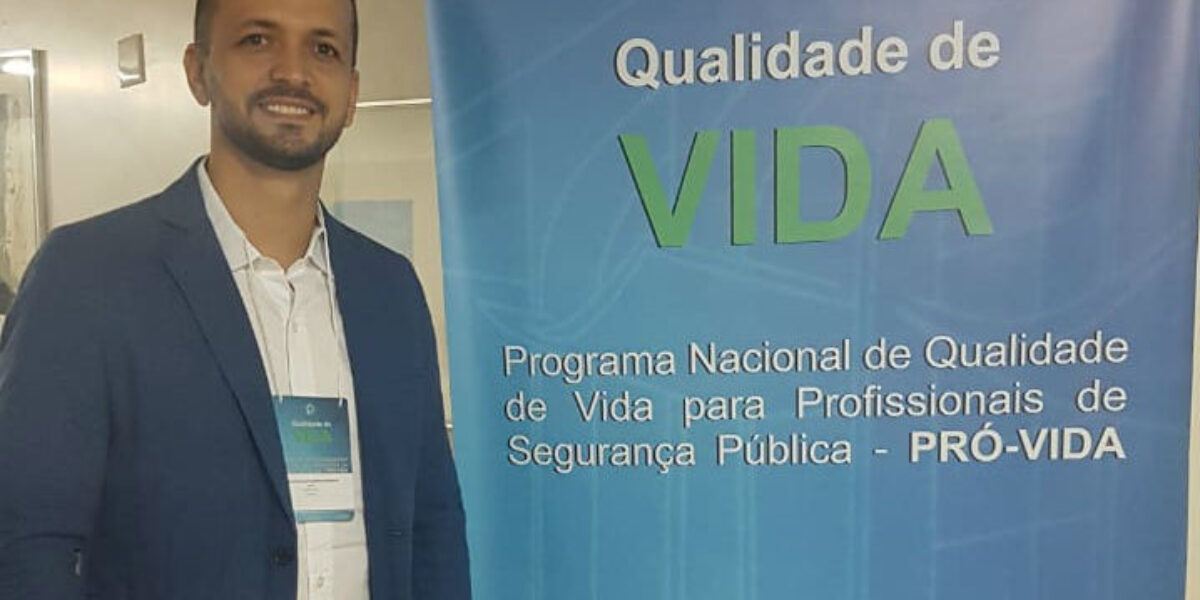 Agente da Polícia Civil de Goiás participa de evento que discute saúde de profissionais da segurança