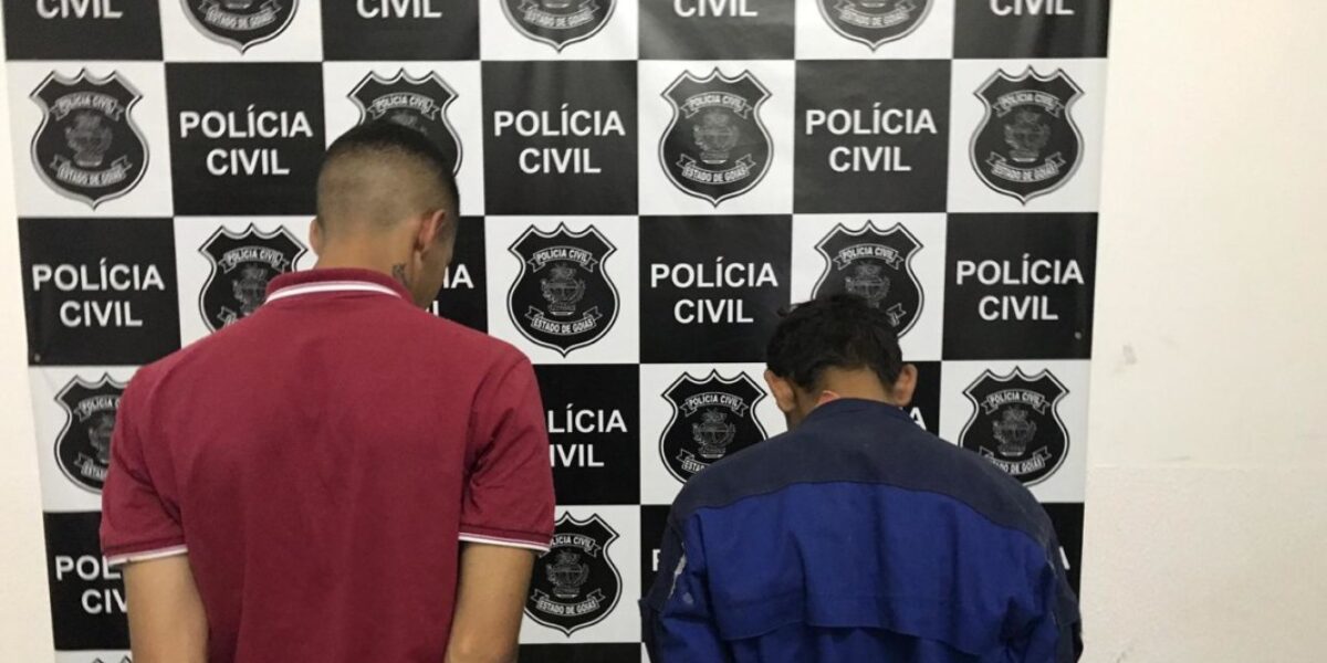 Presa dupla que arrombou e furtou itens de panificadora em Padre Bernardo