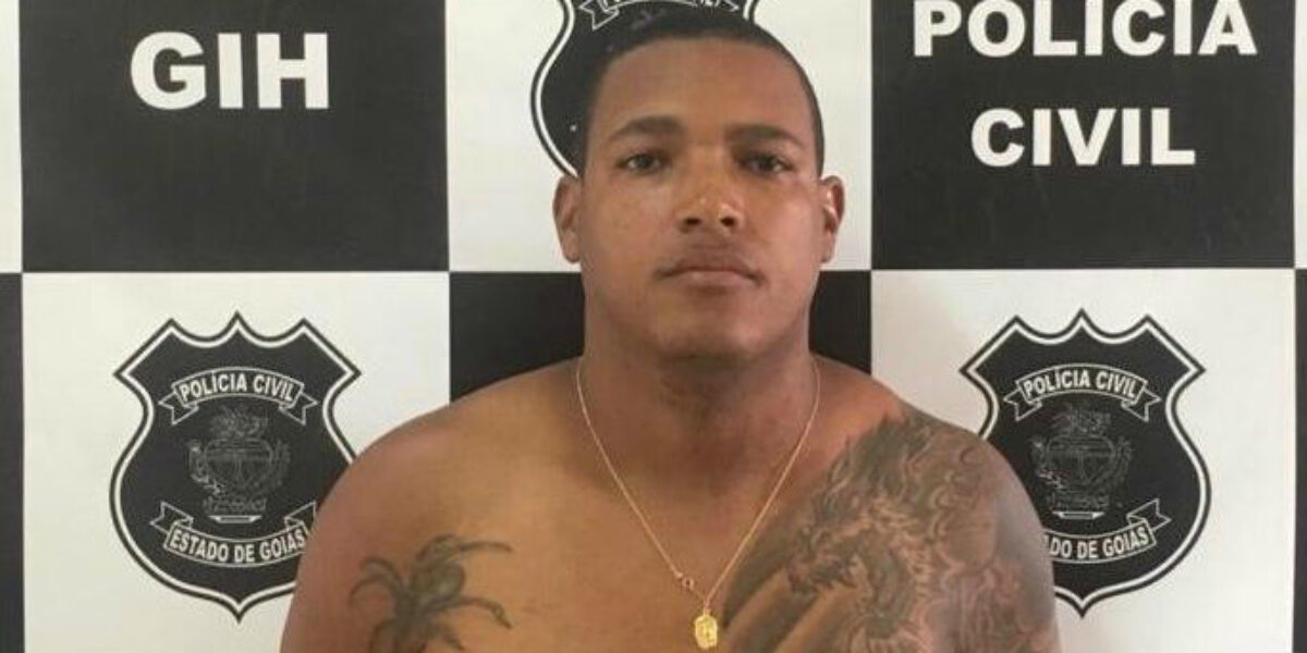 Autor de homicídio ocorrido em Anápolis é preso em Aparecida