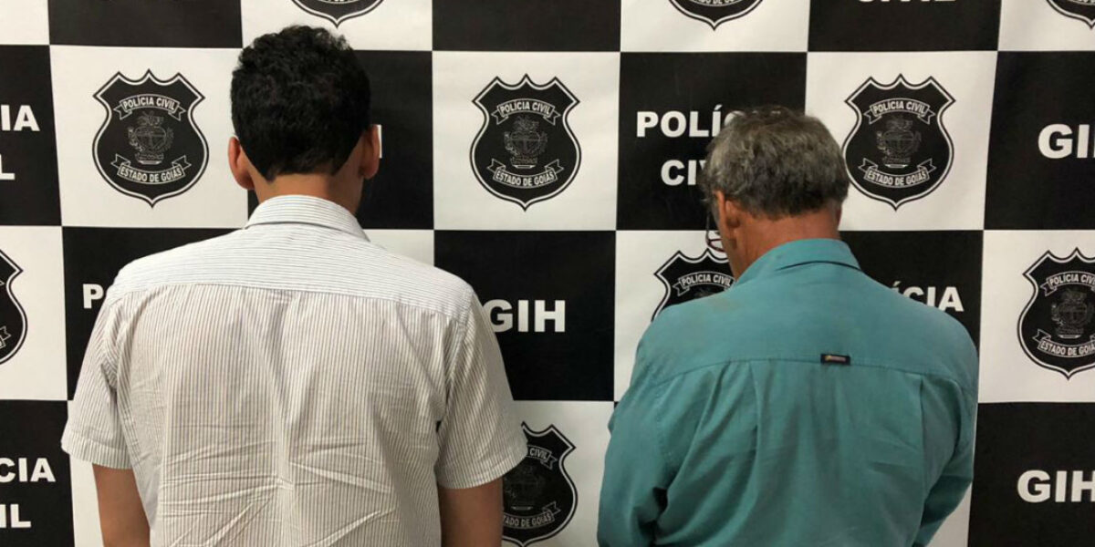 Pai e filho são presos suspeitos de matar comerciante em Anápolis