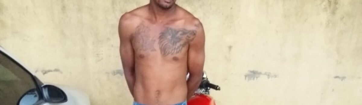 Preso em Uruaçu suspeito de cometer furtos utilizando motocicleta