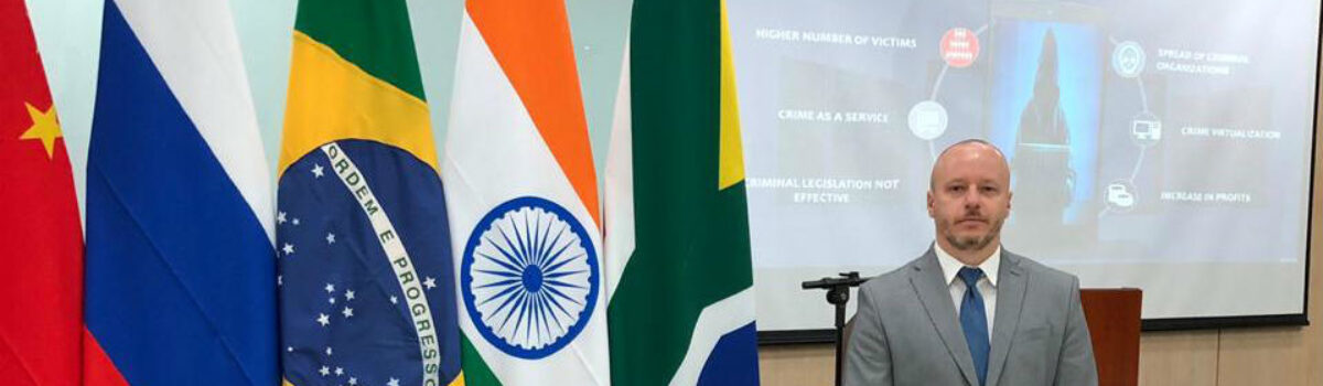 Delegado de Goiás palestra em evento internacional de segurança em Brasília
