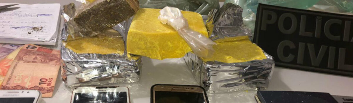 Polícia Civil fecha ponto de venda de drogas chefiado por mulheres em Guapó