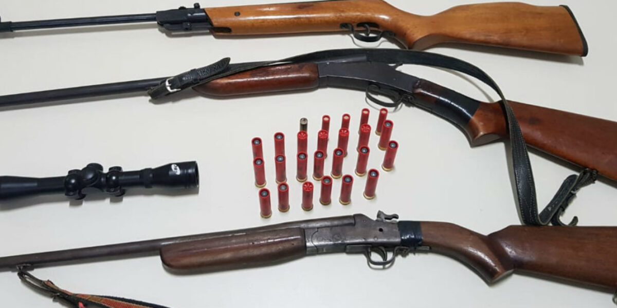 Preso em flagrante homem que possuía armamento para praticar caça ilegal de onças em Formosa