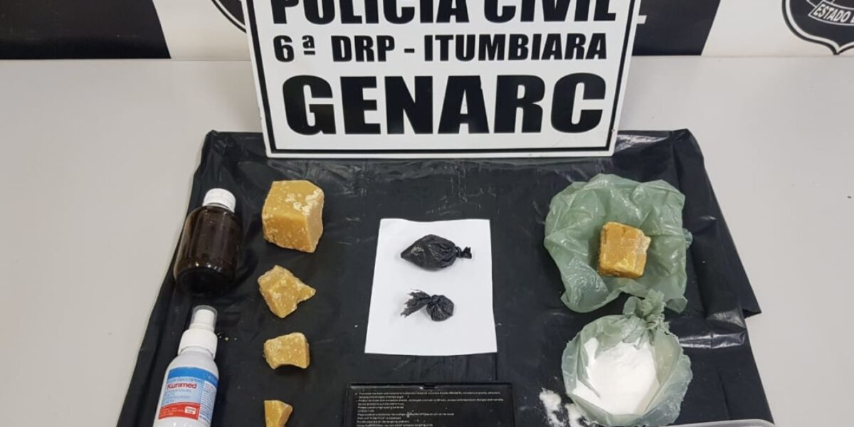 Genarc de Itumbiara prende dois suspeitos por tráfico