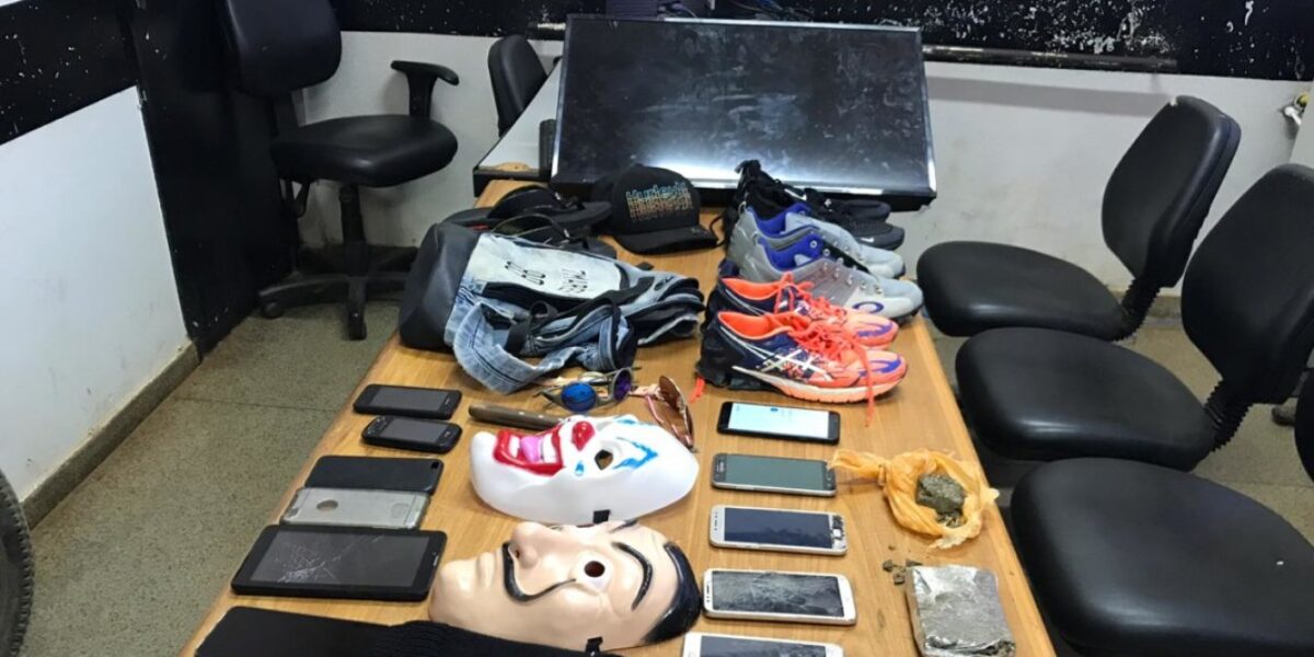 Preso em flagrante suspeito roubar celulares em escolas em Planaltina