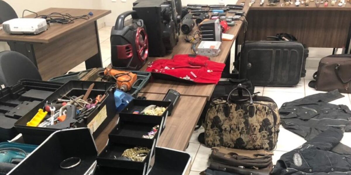 Preso suspeito de furto a residências em Rio Verde; homem fugiu, mas foi detido em Goiânia
