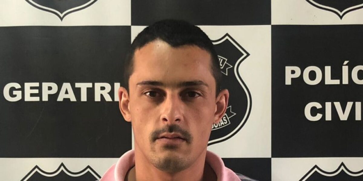 Gepatri de Anápolis prende um dos suspeitos de roubo de veículo