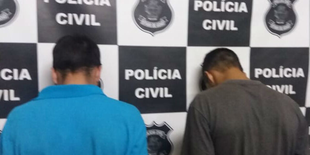 Irmãos são presos em Águas Lindas após assalto a motoboy