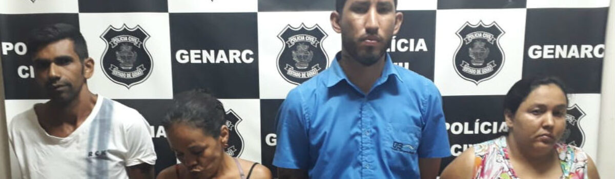 Presa em flagrante “família do tráfico” em Águas Lindas; familiares vendiam lança-perfume