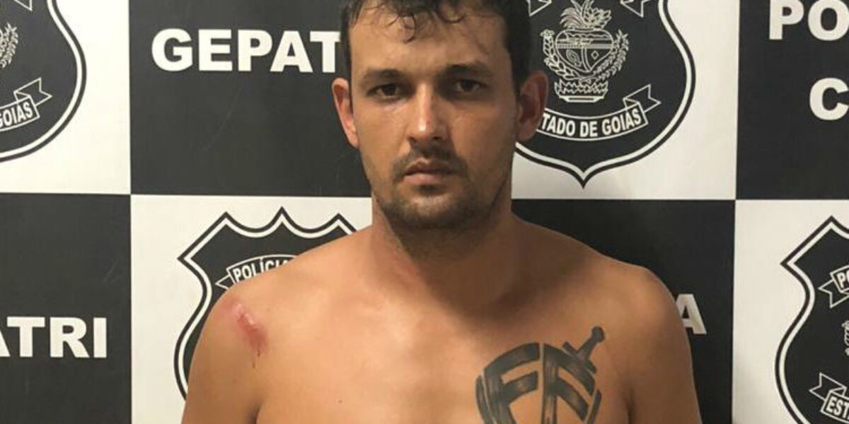 Preso em Anápolis homem que derrubou vítima da moto para roubar o celular