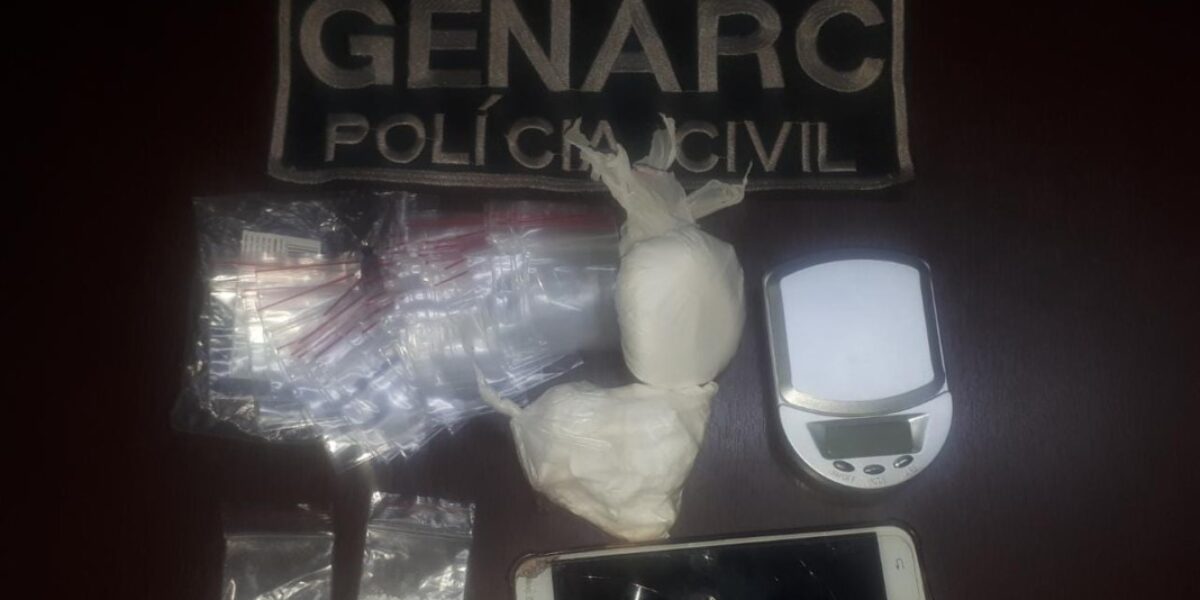 Genarc prende traficante que usava aplicativo de transporte para entregar drogas
