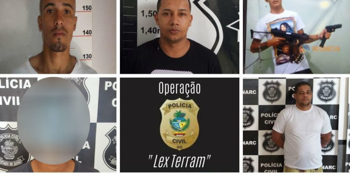 Operação Lex Terram: presos membros faccionados de organização criminosa suspeita de matar ao menos 5 pessoas em Goianésia