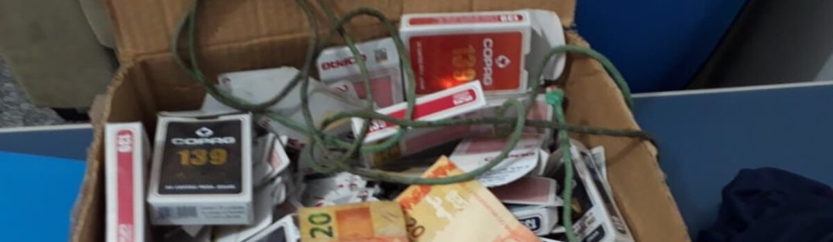 Estabelecimento comercial onde funcionava carteado é alvo de operação em Alto Horizonte