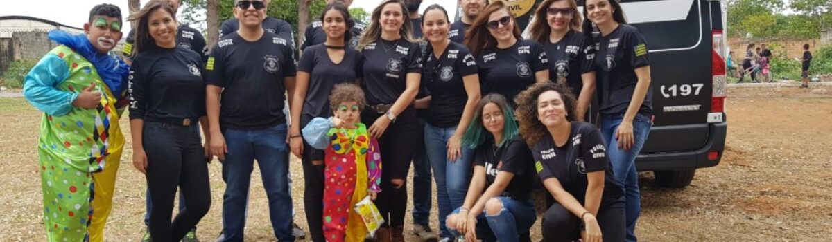 Dia das crianças: DPCA leva entretenimento à Praça da Liberdade, em Aparecida de Goiânia