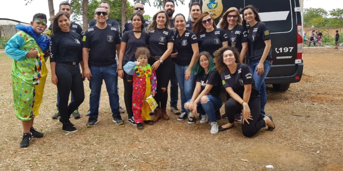 Dia das crianças: DPCA leva entretenimento à Praça da Liberdade, em Aparecida de Goiânia