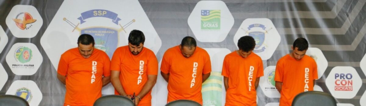Operação Setentrional Goiano: Crimes Rurais prende 8 envolvidos no furto e roubo de gado e faz balanço da atuação no Estado