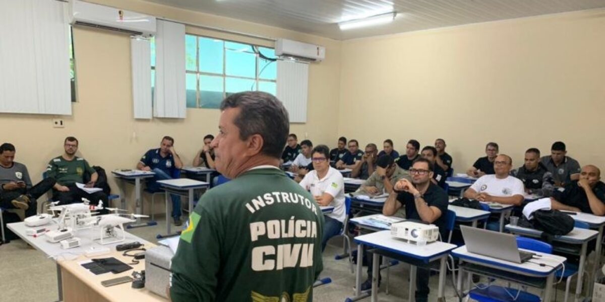 PCGO ministra curso de drones no Piauí